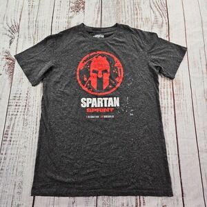 Spartan Trifecta Qualifier Sprint Gray Short Sleeve T-Shirt Adult M